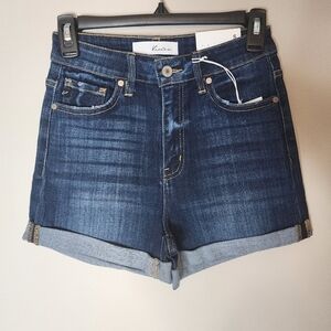 Kancan Dark Wash Shorts